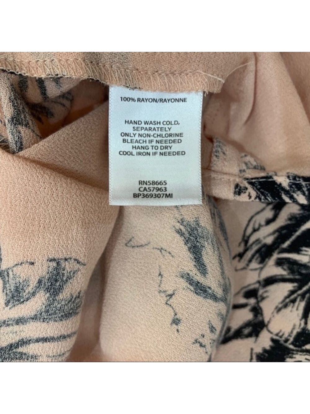 BP. - Print Ruffle Top - Picture 5 of 5